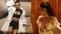 Yüsra Geyik eteğini savurunca iç çamaşırı göründü