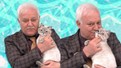 Nihat Hatipoğlu canlı yayına kedisi İnci ile çıktı