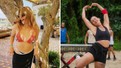 Mayosunun ipi açılınca zor anlar yaşadı! Aycan Yanaç ve Yağmur Banda Survivor yorgunluğunu tatilde attı