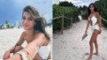 Devrim Özkan'ın tekne pozları olay oldu! Bikinisi dikkat çekti