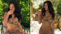 Kylie Jenner'dan nefes kesen tatil pozları! Leopar desenli bikinisiyle sosyal medyayı ateşe verdi