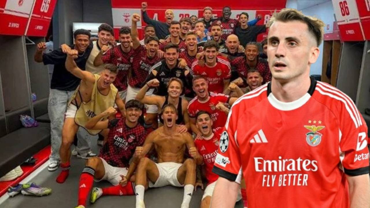 Kerem Aktürkoğlu, Benfica'nın galibiyet pozuna katılmadı! Teknik direktörden açıklama geldi