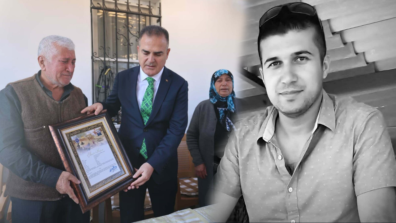 Şehidimizin şehadet belgesi ailesine teslim edildi