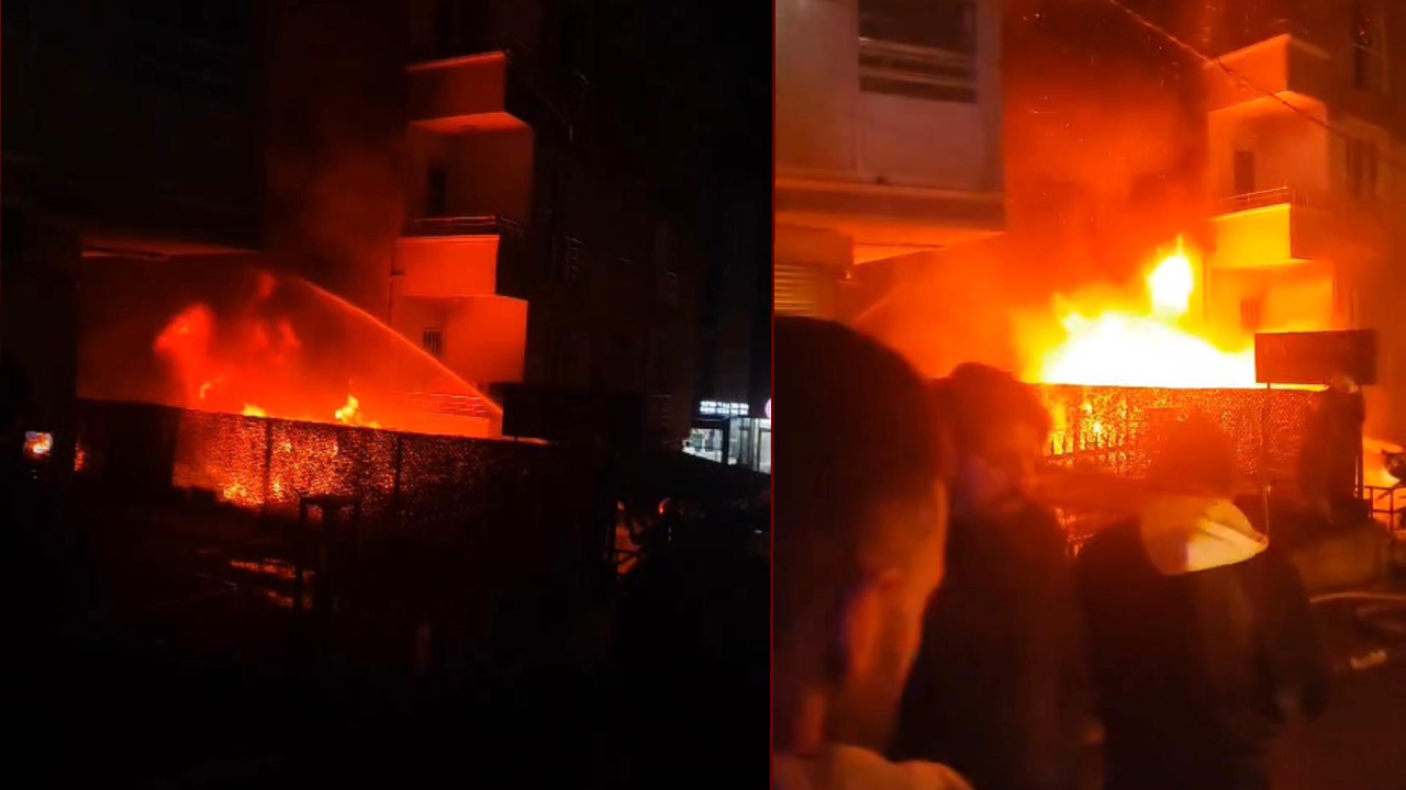 İstanbul'da korku dolu anlar! İşyerinde yangın paniği