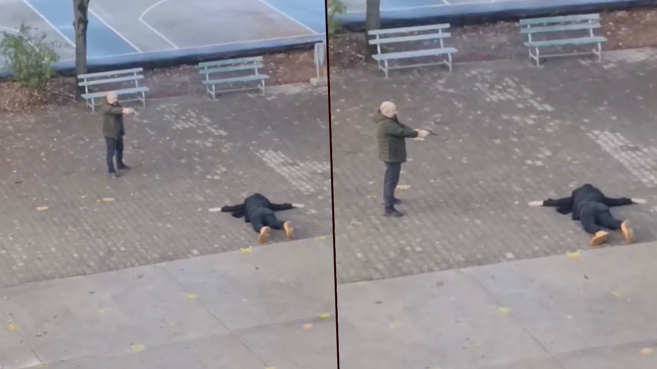 Lise bahçesinde silahlı rehine krizi! Baba okulu bastı