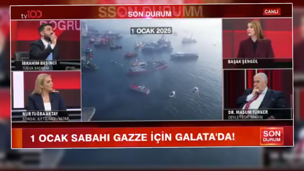 Türkiye’de 1 Ocak’ta Gazze için tarihi yürüyüş! TÜGVA Başkanı İbrahim Beşinci tv100’de konuştu: “Bu eylemlerle sessizliği yırtalım”
