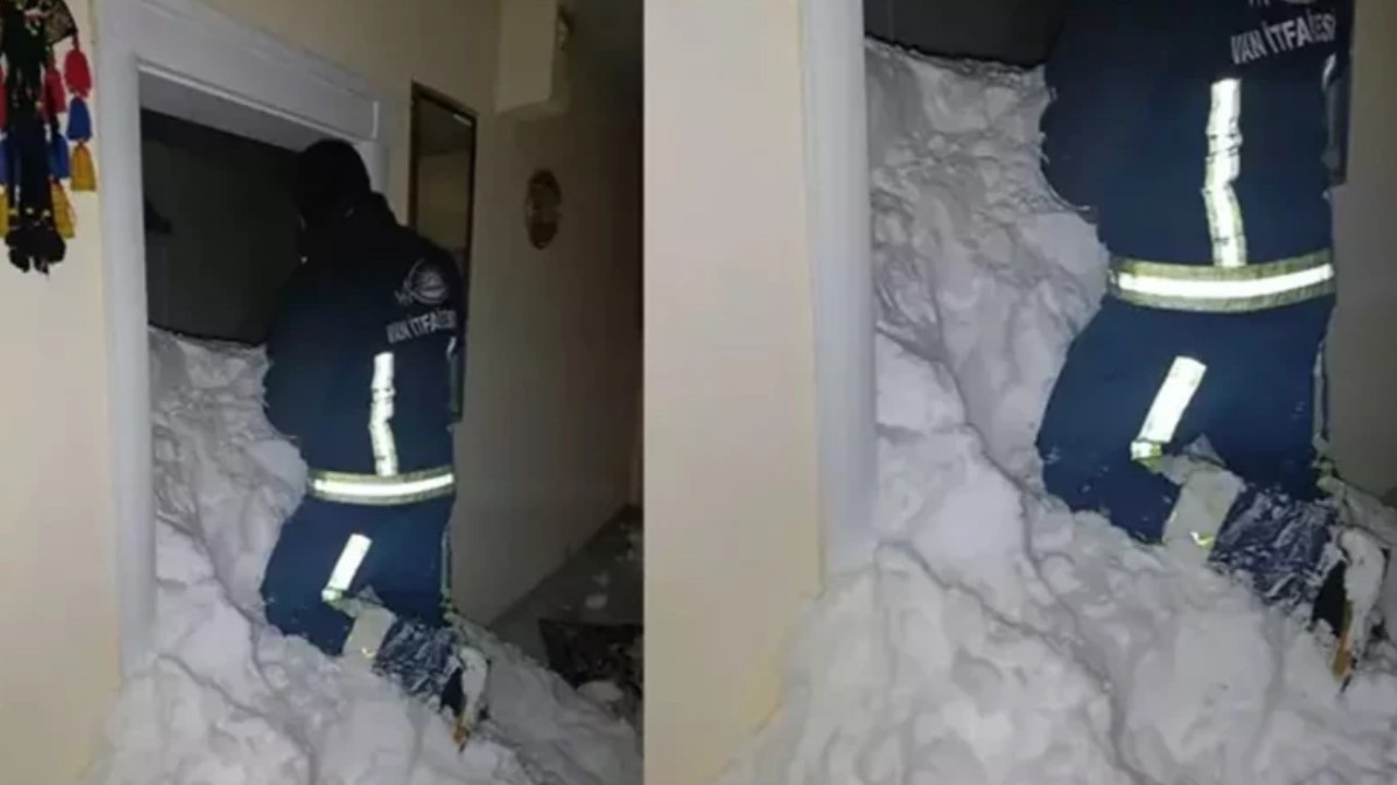 Van'da iki mahalleye çığ düştü! 1 kişi kayıp 22 ev tahliye edildi