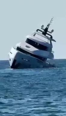 Lüks yat batmıştı: Görüntüleri ortaya çıktı - Resim : 4