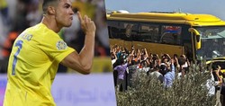 Binlerce kişi otobüsü metrelerce kovaladı! Ronaldo'ya İran'da büyük şok