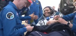 NASA astronotu Frank Rubio, ABD Uzay İstasyonunda bir yıl süren rekor kıran uçuşun ardından Dünya’ya geri döndü. O anlar kameraya böyle yansıdı