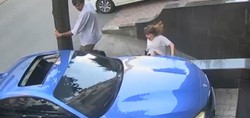İstanbul'da eski eş dehşeti kamerada! Arabayla ezmeye çalıştı