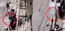 Parke taşına tecavüz!