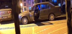 Birkaç saniye içerisinde otomobili böyle çaldı