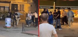 Sandalyeler havada uçuştu! Maltepe'de iki grup arasındaki kavgada ortalık savaş alanına döndü. O anlar saniye saniye kamerada