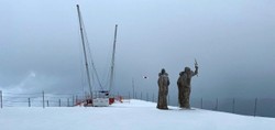 Mayıs ayında yaz turizminin başkentinde kar sürprizi! Lapa lapa kar yağdı