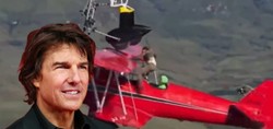 62 yaşındaki Tom Cruise helikopterden uçağa atladı! İşte o görüntüler...