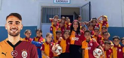 Yunus Akgün'den kalpleri ısıtan hareket! Köy okulundaki öğrencileri gönderdiği formalarla sevindirdi