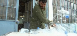 Sivas bıçağıyla şov yaptı! Kalitesini böyle ispatladı