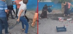 Pazarda alışveriş kavgası meydan savaşına döndü! Şanlıurfa'da şoke eden kavga kameraya böyle yansıdı
