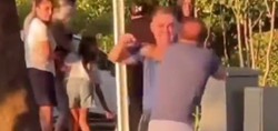 Görüntüler sosyal medyada çok konuşuldu! Denizli'de polis ile iş insanı yumruk yumruğa kavga etti