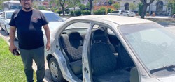 Adana'da şoke eden hırsızlık! Gazetecinin park halindeki otomobilinin kapılarını böyle çaldılar