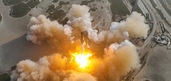 Starship roketi test öncesi patlayarak alev topuna dönüştü! Patlama anı kameraya böyle yansıdı