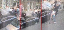 Dehşet anları kamerada! Avcılar'da iki şahıs, yaşlı adamı sopayla böyle dövdü