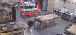 Adana'da restoran sahibinden hayat kurtaran müdahale: Nefes borusuna yemek kaçan müşterisini Heimlich Manevrası ile kurtardı