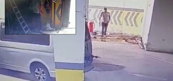 Esenyurt'ta siteden matkap hırsızlığı kamerada