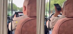 İstanbul'da mide bulandıran görüntü! Minibüs şoförü seyir halinde cinsel içerikli video izledi