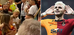 Icardi Galatasaray taraftarına kafa attı! O video gündeme oturdu