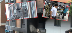 Küçükçekmece'de 5 katlı binada yangın! Ölü var