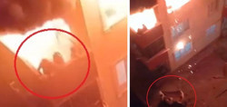 Bursa'daki yangın dehşetinin görüntüsü ortaya çıktı! 1'i bebek  3 kişi balkonda can vermişti