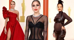 Oscar töreninde şıklık yarışı! Geceye damga vurdular