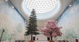 Görenler büyüleniyor. Burası bir sanat galerisi değil, İstanbul'da bir metro istasyonu: Başakşehir-Kayaşehir Metro Hattı'nda sanat galerisi gibi istasyon