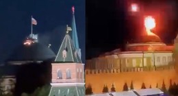 Putin'i Öldürmek İçin Bu Saldırıyı Düzenlediler. İşte Kremlin'e Yönelik İHA'lı Saldırı Anı. (FOTO GALERİ)