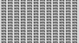 4 saniye içinde bulursanız sizden daha zekisi yok: 975'ler arasında saklanan 973 sayısını 4 saniye içinde bulabilir misin? Sadece kurt gibi iz sürenler 4 saniye içinde bulabiliyor