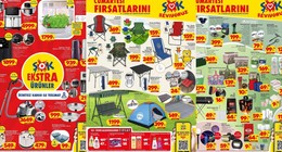 ŞOK'ta çılgın fırsatlar başladı: 10 Haziran kataloğu yayımlandı. Kamp sandalyesi 159 TL, 3 kişilik çadır 399 TL, Termos 369 TL'den satışa çıkacak