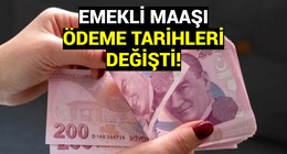 Emekliler dikkat! Mayıs ayı maaş ödeme tarihleri değişti