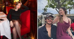 Sevgilisi Yiğit Poyraz ile Furkan Kızılay'ın düğününe katıldı: Yasmin Erbil'in elbisesini gören herkes aynı yorumu yapıyor