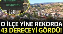 FLAŞ! Türkiye'nin En Sıcak Yeri Seçilmişti. Termometreler 43 Dereceyi Gösterdi