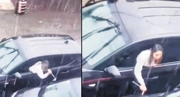 Oyuncu Ceren Bıyıklı, gece yarısı ortalığı birbirine kattı! 5 araca hasar verdi