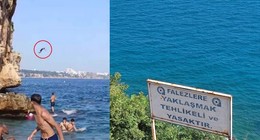 Falezlerde ölümle dans! Vatandaşlara önemli uyarı geldi