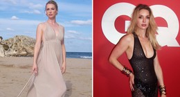 Gece sıcaktan bunalınca kırmızı bikinisini giyip kendini denize attı! Yasemin Kay Allen'in o pozu sosyal medyayı salladı