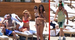 Kıvanç Tatlıtuğ, Berrak Tüzünataç, Özge Özpirinçci ve Burak Yamantürk, Bodrum tatilinde