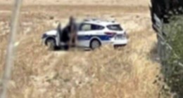 Polis aracında cinsel ilişki skandalı! O görüntüler anbean kaydedildi