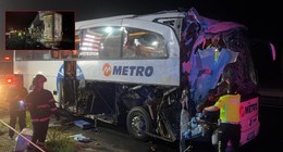 Yolcu otobüsü TIR'a çarptı!  Can pazarının yaşandığı kazada çok sayıda yaralı var