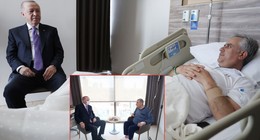 Cumhurbaşkanı Erdoğan'dan geçmiş olsun ziyaretleri: Bodrum'da kaza geçiren AK Parti Genel Başkan Yardımcısı Yalçın ve eski İçişleri Bakanı Abdülkadir Aksu'yu tedavi gördükleri hastanede ziyaret etti
