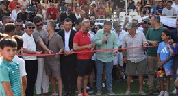 Futbol tesisi açılışına ünlüler akın etti: Fatih Terim, Kıvanç Tatlıtuğ Kubilay Aka, Şükran Ovalı, Ersin korkut ve Belçim Bilgin...