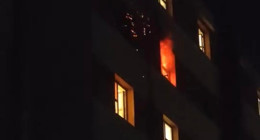 Bursa'da öğrenci yurdunda yangın